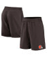 ფოტო #1 პროდუქტის Men's Brown Cleveland Browns Stretch Woven Shorts