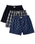 Lucky Brand 3Pk Woven Boxer Men's