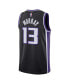 Фото #3 товара Men's and Women's Keegan Murray Black Sacramento Kings Swingman Jersey - Icon Edition