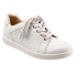 Trotters Adore T2117-115 Womens White Leather Lifestyle Sneakers Shoes