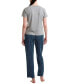 ფოტო #2 პროდუქტის Women's Short-Sleeve V-Neck Sleep Tee