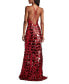 Фото #2 товара Women's Madysin Sequin Fringe Gown