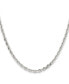ფოტო #1 პროდუქტის Stainless Steel Polished 4.3mm Cable Chain Necklace