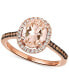 Morganite/Rose Gold