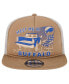 Фото #2 товара Men's Tan Buffalo Bills Meet Me 9FIFTY Snapback Hat