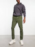 Фото #4 товара ASOS DESIGN skinny chinos in dark khaki