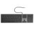 MOBILITY LAB Schlanke kabelgebundene Tastatur mit Metalloberflche - Space Grey