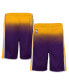 Фото #1 товара Шорты для малышей Mitchell&Ness Los Angeles Lakers 2009/10 Hardwood Classics Fadeaway Reload 3.0 Голубой, Золото
