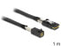 Фото #1 товара Delock 83389 - 1 m - Mini SAS HD x 4 SFF 8643 - Mini SAS x 4 36 Pin SFF 8087 - Male/Male - Black