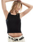 Фото #1 товара ASOS DESIGN knitted tank top in black