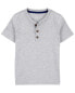 Фото #4 товара Baby Short-Sleeve Henley Tee 12M