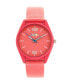 ფოტო #1 პროდუქტის Unisex Dynamic Pink Leatherette Strap Watch 36mm