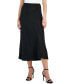 ფოტო #1 პროდუქტის Women's Satin Midi Skirt