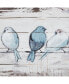 Фото #5 товара Perched Birds Hand Painted Wood Plank Panel Wall Decor