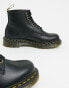 Dr Martens 101 Vegan 6 eye boots in black