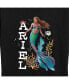 ფოტო #3 პროდუქტის Trendy Plus Size Little Mermaid Ariel Graphic T-shirt