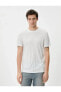 Фото #1 товара 4sam10276hk 000 Beyaz Erkek Jersey Kısa Kollu Basic T-shirt