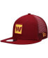 Фото #1 товара Men's Burgundy Washington Commanders Gridlock 9Fifty Trucker Snapback Hat