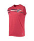 Фото #3 товара Men's Heathered Red Boston Red Sox Muscle Tank Top