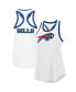 Women's White Buffalo Bills Tater Tank Top