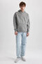 Oversize Fit Kapüşonlu Basic Sweatshirt A4331ax23au