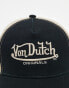 Фото #2 товара Von Dutch newark trucker cap in black and beige