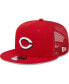 Фото #1 товара Men's Red Cincinnati Reds Team Color Trucker 9FIFTY Snapback Hat