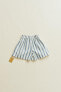 Timelesz - striped drawstring bermuda shorts