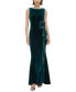 Фото #1 товара Women's Rosette Waterfall-Ruffle Gown