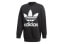 Толстовка adidas Originals трехлистное клеверное CW1236, мужская, черная - Свитшоты и толстовки M - фото #1