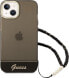 Guess Etui Guess GUHCP14SHGCOHK Apple iPhone 14 czarny/black hardcase Translucent Pearl Strap