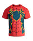 Toddler Boys Avengers Spider-Man Mech Strike 4 Pack Cosplay Athletic T-Shirts to (2T - 18-20)