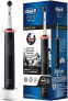 Фото #1 товара Oral-B PRO 3 3000 Pure Clean Electric Toothbrush, with 3 Cleaning Modes and Visual 360° Pressure Control for Dental Care, Bristles with Activated Carbon, Designed by Braun, Black