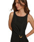 ფოტო #9 პროდუქტის Donna Karan Women's Side-Ruched Sleeveless Dress