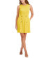 ფოტო #1 პროდუქტის Women's Sleeveless Button A-Line Dress
