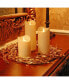 Lumabase 7" Cream Battery Operated LED Candle with Moving Flame