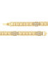 ფოტო #4 პროდუქტის Men's Diamond Cluster Watch Link Bracelet (1 ct. t.w.) in 10k Gold