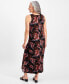 Фото #4 товара Макси-платье для женщин Style & Co Petite Palm Perfection Knit.