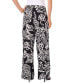 Women's Printed Wide-Leg Pull-On Pants