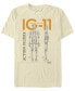 Фото #1 товара Men's IG Schematics Short Sleeve Crew T-shirt