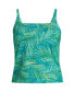 Plus Size Chlorine Resistant Square Neck Tankini Swimsuit Top