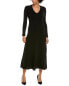 Фото #1 товара Minnie Rose Cashmere Maxi Dress Women's Black S