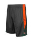 ფოტო #1 პროდუქტის Men's Charcoal Miami Hurricanes Turnover Shorts