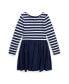 ფოტო #1 პროდუქტის Toddler and Little Girls Striped Stretch Ponte Dress