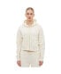 Фото #1 товара Women's Whitley Eco-Fleece Cropped Zip Hoodie - BLEH10502