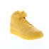 Фото #2 товара Fila A-High 1CM00540-701 Mens Yellow Leather Lifestyle Sneakers Shoes