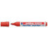 Фото #2 товара EDDING Textielmarker e-4500 - Red - Bullet tip - Red,White - 3 mm - Fabric