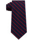Фото #1 товара Men's Exotic Woven Striped Silk Tie