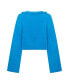 ფოტო #2 პროდუქტის Women's Embellished Knit Sweater