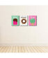 Фото #3 товара Sweet Shoppe - Wall Art - 7.5 x 10 inches - Set of 3 Signs - Wash, Brush, Flush
